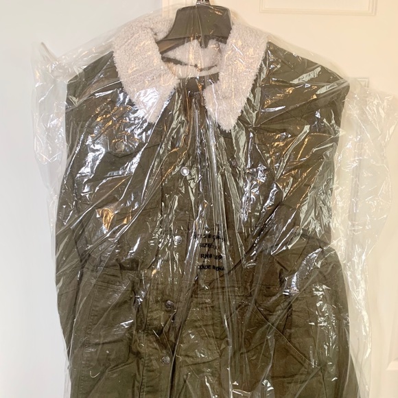 Steve Madden Women's Canvas Parka Jacket - Picture 6 of 6